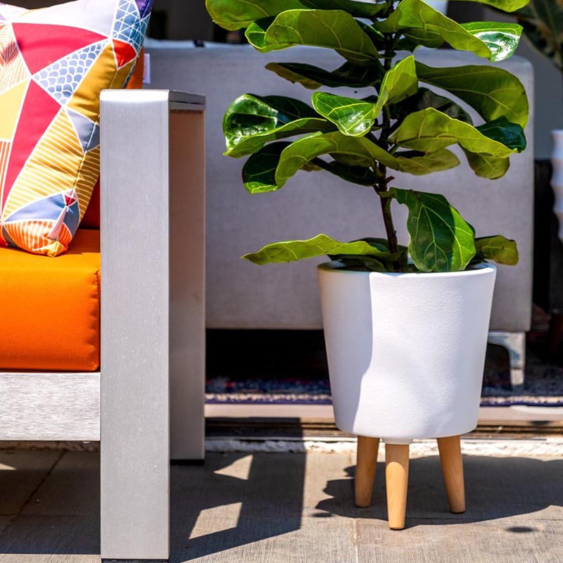 リビングセラミックプランター-WR19A